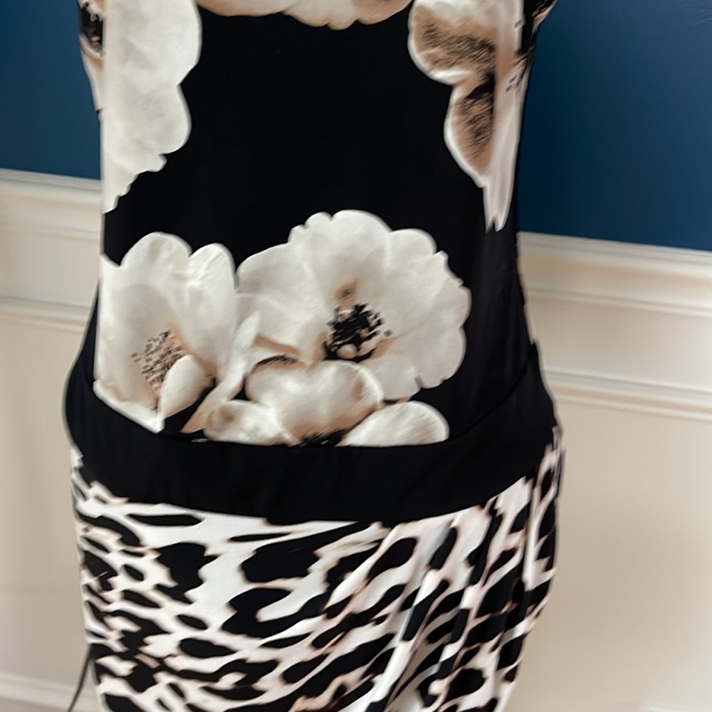 Mixed print dress - Picture 4 of 5